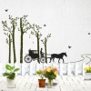 Carriage in the Forest Wall Decal